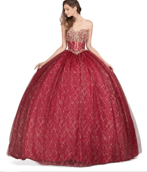 quinceañera dress 8864