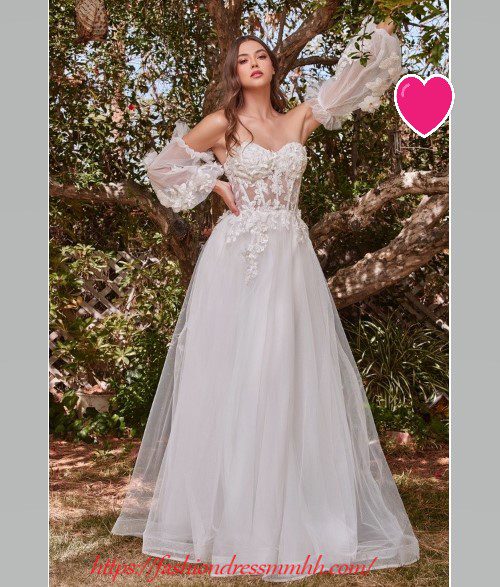 vestido de novia romántico