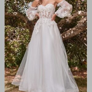 vestido de novia romántico