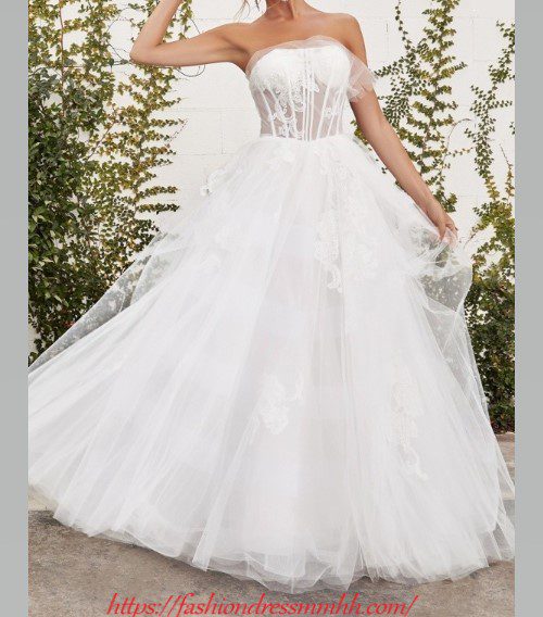       Vestido de novia strapless