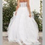       Vestido de novia strapless