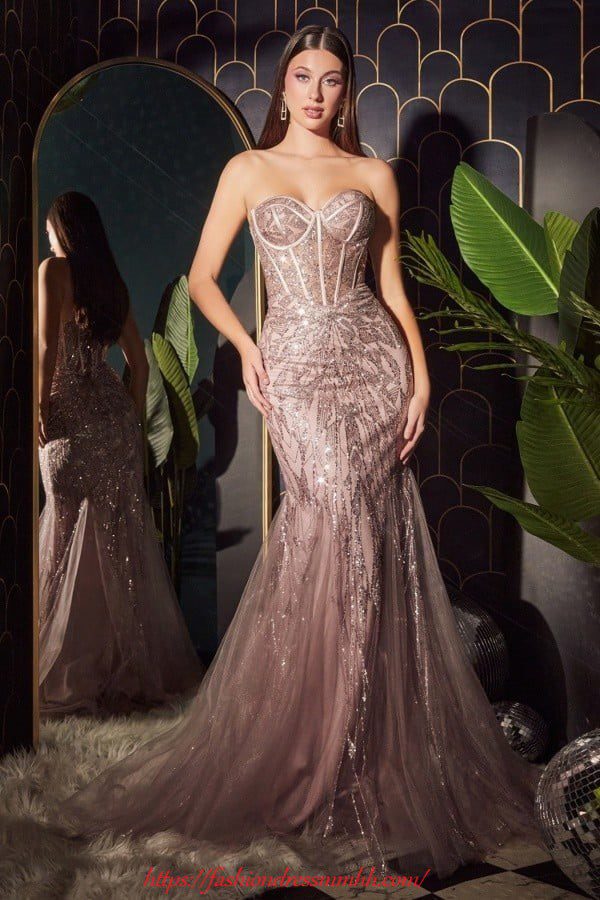 vestido sirena 1160