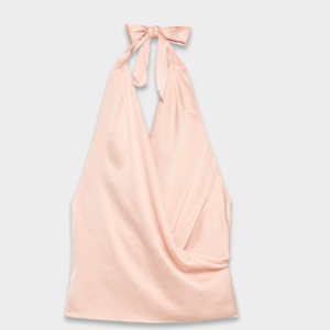 Martini Satin Halter Blouse