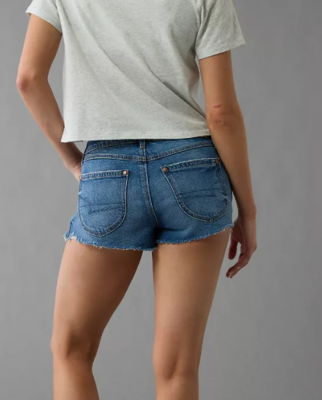 AE Stretch Super Low-Rise Denim Perfect Shortie