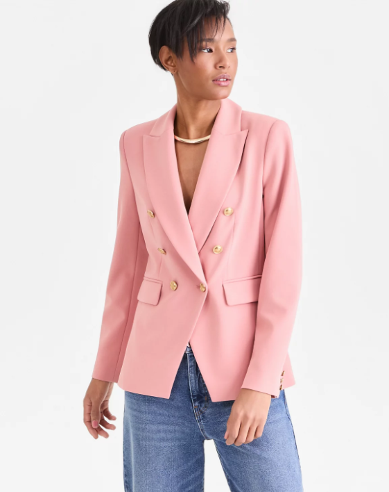 Women's Double-Breasted Blazer