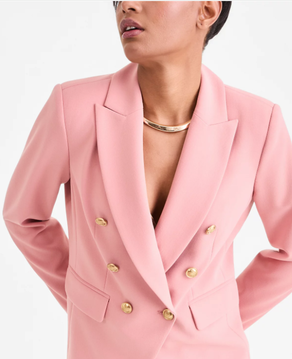 Women's Double-Breasted Blazer - Image 2